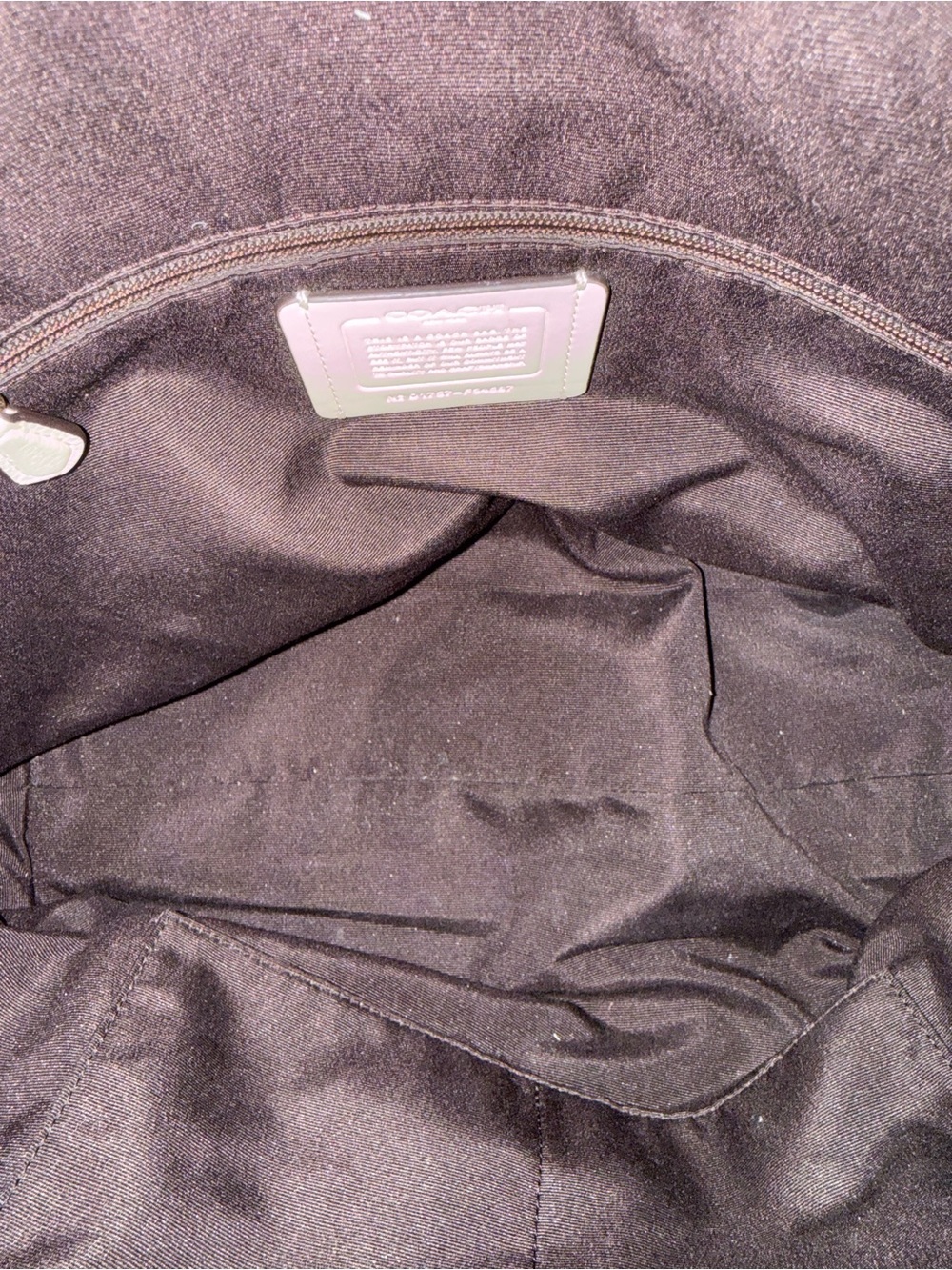 Coach Pebbled Leather Tote - Picture 10 of 11